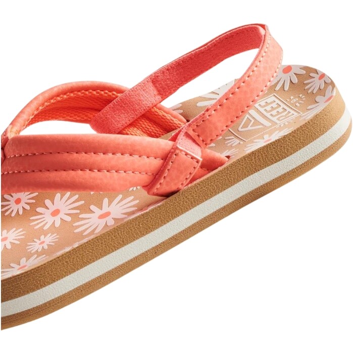 2024 Reef Toddler Little Ahi Flip Flops / Sandals CJ2840 - Daisy